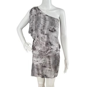 Alexis Snake Print Viscose Mini dress Women Size S-XS